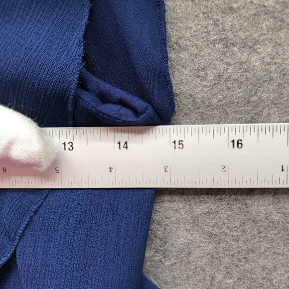 BCBG Girls Size 12 Sleeveless Ruffle Dress Blue A-Line Party Formal - Picture 8 of 8